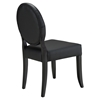 Button Dining Side Chair - Tufted, Black (Set of 2) - EEI-1279-BLK