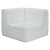 Align 4 Pieces White Bonded Leather Sectional Sofa Set - EEI-1286-WHI