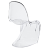 Slither Dining Side Chair - Clear, Stackable (Set of 2) - EEI-1340-CLR