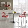 Connections Aluminum Dining Chair - Red (Set of 2) - EEI-1358-RED