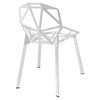 Connections Aluminum Dining Chair - White (Set of 2) - EEI-1358-WHI