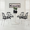 Connections Backrest Dining Chair - Black (Set of 4) - EEI-1359-BLK
