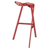 Launch Stacking Bar Stool - Backless, Red (Set of 2) - EEI-1362-RED