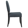 Button Dining Side Chair - Tufted, Gray - EEI-1381-GRY