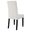 Confer Fabric Side Chair - Button Tufted, Beige - EEI-1383-BEI