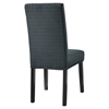 Confer Fabric Side Chair - Button Tufted, Gray - EEI-1383-GRY