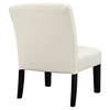 Auteur Fabric Accent Chair - Wood Legs, Beige - EEI-1401-BEI