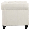 Earl Fabric Armchair - Button Tufted, Beige - EEI-1410-BEI