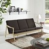 Pace Upholstered Sofa - Natural, Chocolate - EEI-1448-NAT-CHC