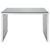 Gridiron Stainless Steel Office Desk - EEI-1450-SLV