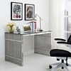 Gridiron Stainless Steel Office Desk - EEI-1450-SLV
