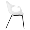 Swerve Dining Armchair - White - EEI-1455-WHI