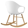 Swerve Rocking Chair - White - EEI-1456-WHI