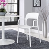Hop Dining Armchair - White - EEI-1457-WHI