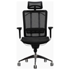 Future Black Office Chair with Headrest - EEI-146-BLK