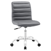 Ripple Armless Mid Back Office Chair - Swivel, Height Adjustable - EEI-1532