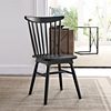 Amble Slat Wood Dining Side Chair - Black - EEI-1539-BLK