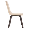 Assert Upholstery Dining Side Chair - Walnut, Beige (Set of 2) - EEI-2026-WAL-BEI-SET