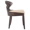 Transit Dining Side Chair - Wood Frame, Walnut, Beige (Set of 2) - EEI-2058-WAL-BEI-SET