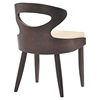 Transit Dining Side Chair - Wood Frame, Walnut, Beige (Set of 2) - EEI-2058-WAL-BEI-SET