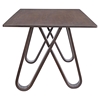 Cision Dining Table - Walnut - EEI-1621-WAL