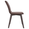 Proclaim Dining Side Chair - Walnut, Mocha - EEI-1622-WAL-MOC