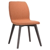 Proclaim Dining Side Chair - Walnut, Orange - EEI-1622-WAL-ORA