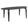 Event Oval Wood Dining Table - Black - EEI-1629-BLK