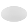 Lippa 48" Oval Dining Table - Wood Top, White - EEI-2017-WHI