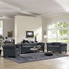 Earl 3 Pieces Fabric Sofa Set - Button Tufted, Gray - EEI-1776-GRY-SET