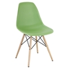 Wood Pyramid Base Side Chair - EEI-180