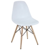 Wood Pyramid Base Side Chair - EEI-180