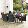Sojourn 70" Outdoor Patio Dining Table - Chocolate - EEI-1930-CHC