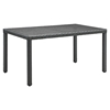 Sojourn 59" Outdoor Patio Dining Table - Chocolate - EEI-1934-CHC