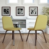Assert Upholstery Dining Side Chair - Walnut Green (Set of 2) - EEI-2026-WAL-GRN-SET