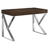 Adjacent Rectangular Wood Top Office Desk - Brown - EEI-2047-BRN-SET