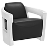 Trip Leather Lounge Chair - Black - EEI-2069-BLK