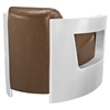 Trip Lounge Chair - Brown Leather - EEI-2070-BRN