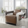 Trip Lounge Chair - Brown Leather - EEI-2070-BRN