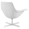Release Bonded Leather Lounge Chair - White - EEI-2073-WHI