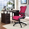 Clutch Office Chair - Adjustable Height, Casters, Burgundy - EEI-209-BUR