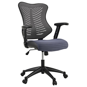 Clutch Office Chair - Adjustable Height, Casters, Gray 