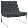 Ibiza Fabric Lounge Chair - Gray - EEI-2090-GRY