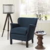 Key Nailhead Fabric Armchair - Azure - EEI-2152-AZU