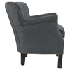 Key Nailhead Fabric Armchair - Gray - EEI-2152-GRY