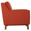 Beguile Fabric Chairs - Button Tufted, Atomic Red - EEI-2185-ATO-SET