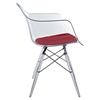 Pyramid Dining Armchair - Red - EEI-221-RED