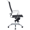 Vibe Modern High Back Office Chair - Chrome Frame, Black - EEI-232-BLK