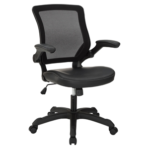 Veer Leatherette Office Chair - Black 