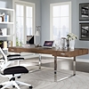 Tinker Rectangular Office Desk - Walnut - EEI-293-WAL